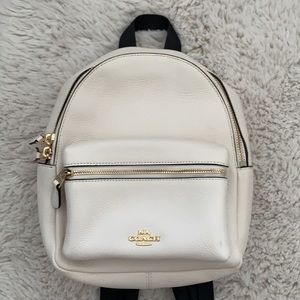 Coach Mini Charlie Backpack - White